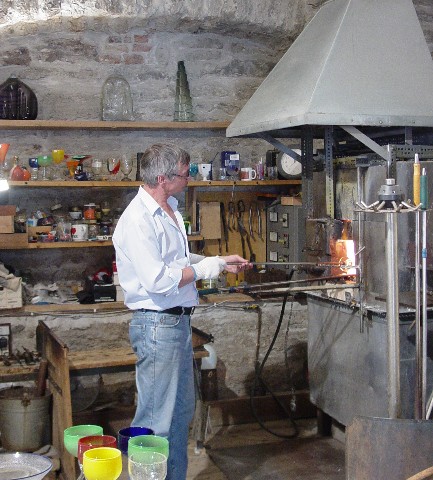 Glassblower in Tallinn